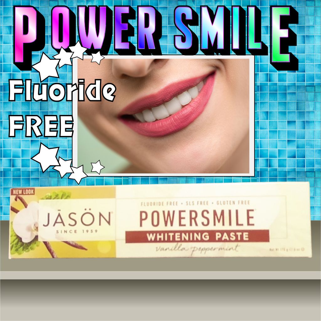 Jason Powersmile Whitening Paste Peppermint Vanilla Gluten free Toothpaste